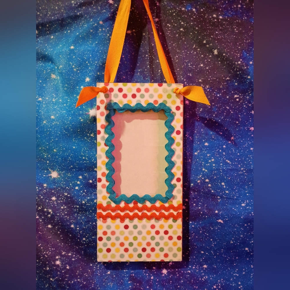Colorful Polka Dot Picture Frame